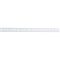 Hardware Resources 48" White Single-Track Shelf Standard TRK01-48WH